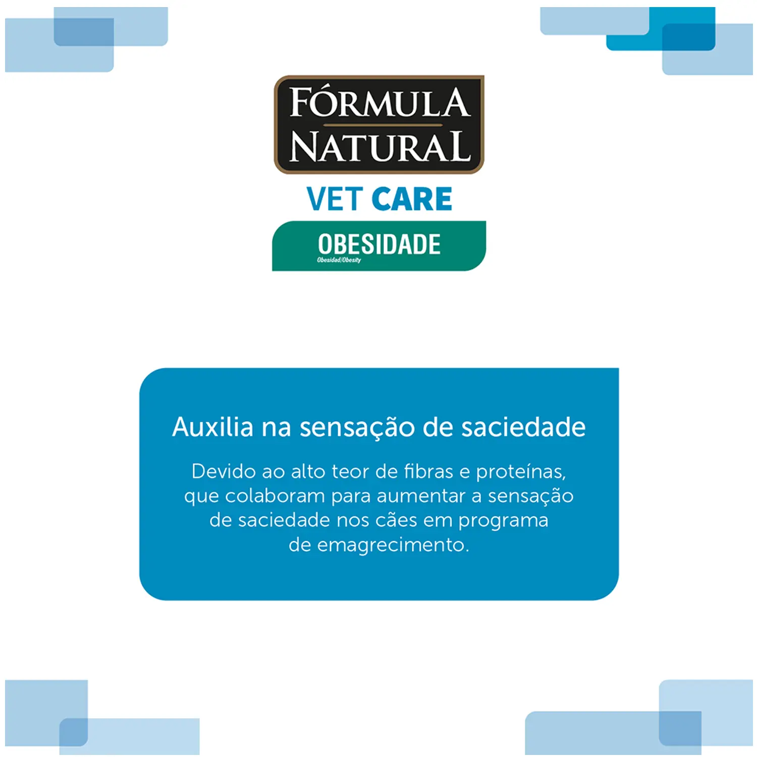 Ração Fórmula Natural Vet Care Obesidade Cães Mini e Pequeno